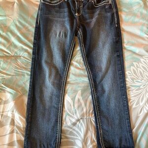 Maurices Dark Blue Straight Jeans
